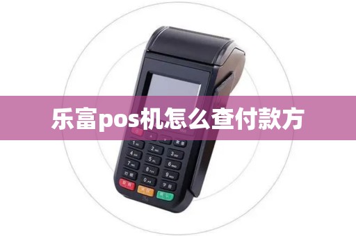 乐富pos机怎么查付款方 乐富pos机怎么查付款方