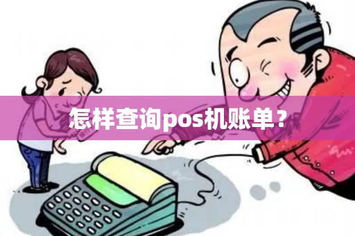 怎样查询pos机账单? 怎样查询pos机账单?