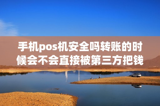 手机pos机安全吗转账的时候会不会直接被第三方把钱给...