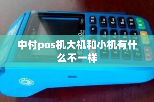 中付pos机大机和小机有什么不一样