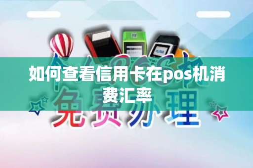 如何查看信用卡在pos机消费汇率