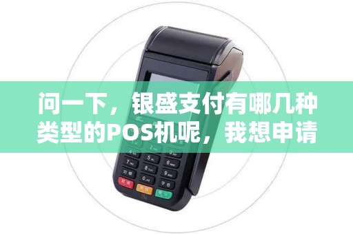 问一下,银盛支付有哪几种类型的POS机呢,我想申请做代理呢 问一下,银盛支付有哪几种类型的POS机呢,我想申请做代理呢