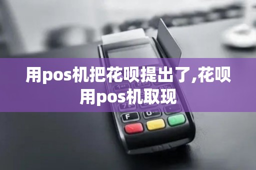 用pos机把花呗提出了,花呗用pos机取现