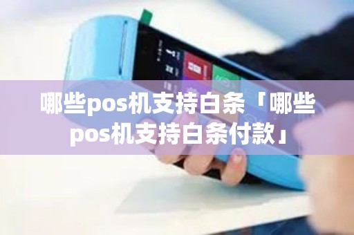 哪些pos机支持白条「哪些pos机支持白条付款」