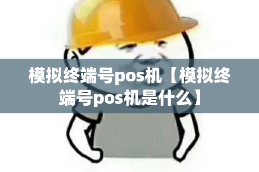 模拟终端号pos机【模拟终端号pos机是什么】