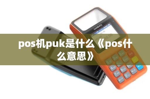 pos机puk是什么《pos什么意思》 pos机puk是什么《pos什么意思》