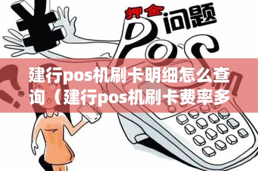 建行pos机刷卡明细怎么查询（建行pos机刷卡费率多少）