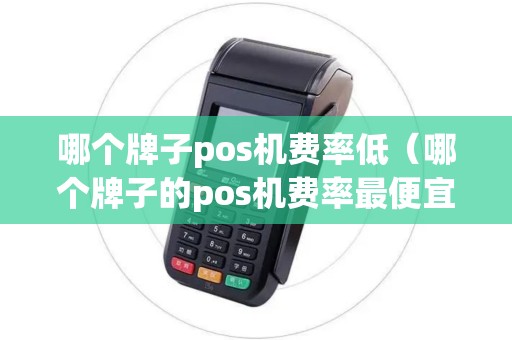 哪个牌子pos机费率低(哪个牌子的pos机费率最便宜) 哪个牌子pos机费率低(哪个牌子的pos机费率最便宜)