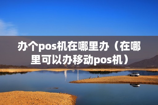办个pos机在哪里办（在哪里可以办移动pos机）