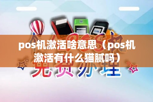 pos机激活啥意思(pos机激活有什么猫腻吗) pos机激活啥意思(pos机激活有什么猫腻吗)