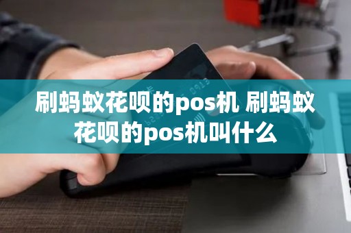 刷蚂蚁花呗的pos机 刷蚂蚁花呗的pos机叫什么