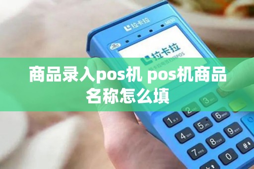 商品录入pos机 pos机商品名称怎么填 商品录入pos机 pos机商品名称怎么填
