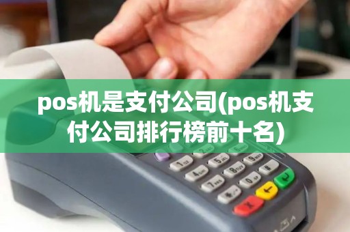 pos机是支付公司(pos机支付公司排行榜前十名) pos机是支付公司(pos机支付公司排行榜前十名)