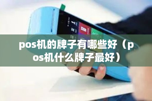 pos机的牌子有哪些好（pos机什么牌子最好）
