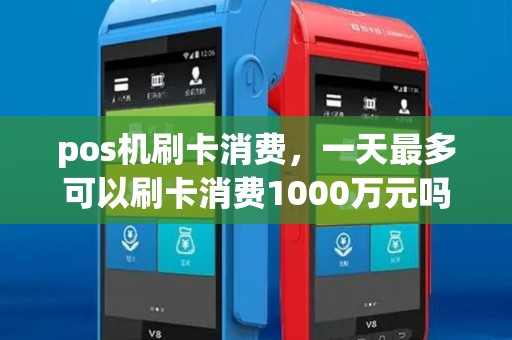 pos机刷卡消费，一天最多可以刷卡消费1000万元吗？