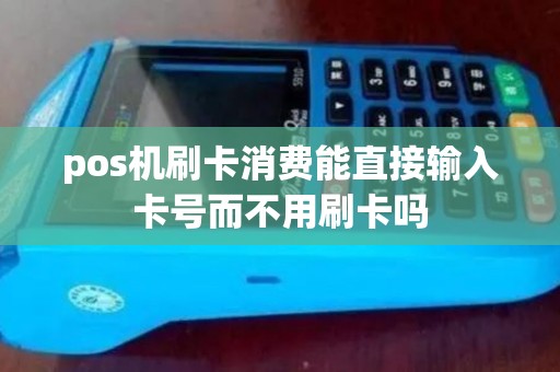 pos机刷卡消费能直接输入卡号而不用刷卡吗