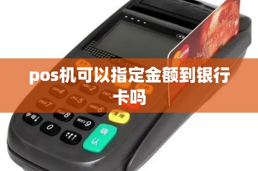 pos机可以指定金额到银行卡吗 pos机可以指定金额到银行卡吗