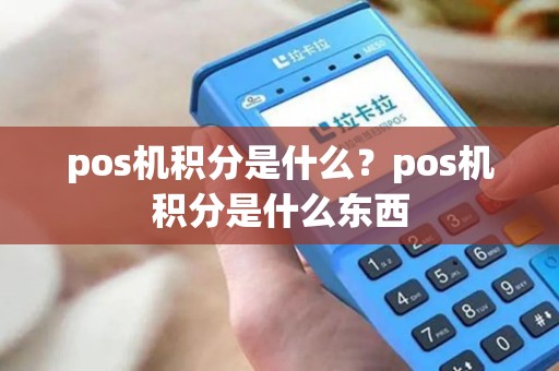 pos机积分是什么?pos机积分是什么东西 pos机积分是什么?pos机积分是什么东西