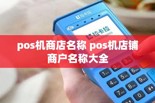 pos机商店名称 pos机店铺商户名称大全 pos机商店名称 pos机店铺商户名称大全