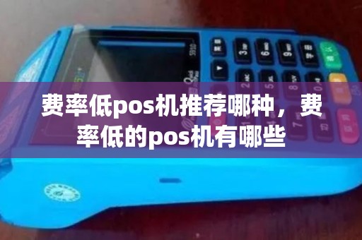 费率低pos机推荐哪种,费率低的pos机有哪些 费率低pos机推荐哪种,费率低的pos机有哪些