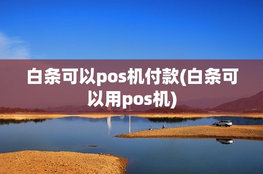 白条可以pos机付款(白条可以用pos机)