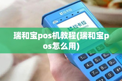 瑞和宝pos机教程(瑞和宝pos怎么用) 瑞和宝pos机教程(瑞和宝pos怎么用)