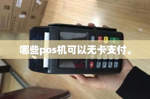 哪些pos机可以无卡支付。
