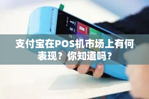 支付宝在POS机市场上有何表现?你知道吗? 支付宝在POS机市场上有何表现?你知道吗?
