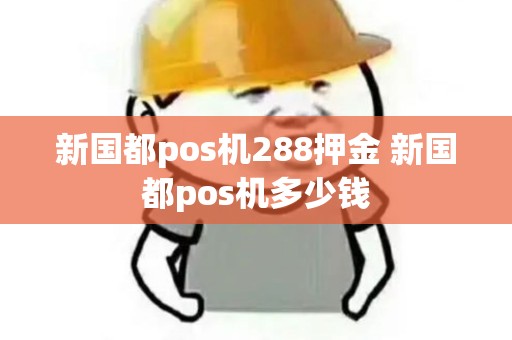 新国都pos机288押金 新国都pos机多少钱