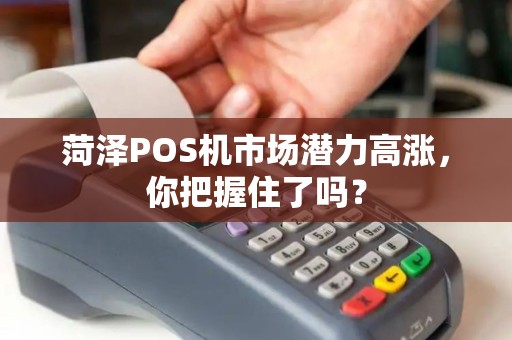 菏泽POS机市场潜力高涨,你把握住了吗? 菏泽POS机市场潜力高涨,你把握住了吗?