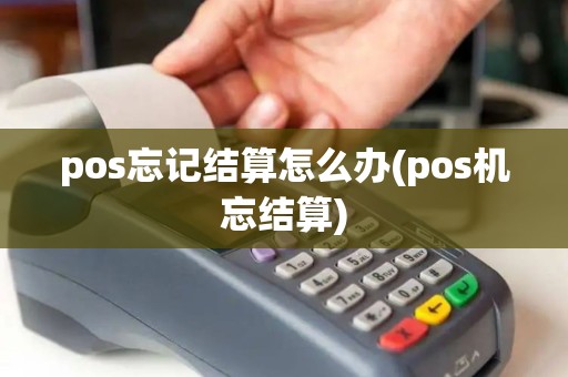 pos忘记结算怎么办(pos机忘结算)