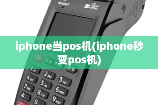 iphone当pos机(iphone秒变pos机)