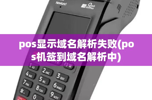 pos显示域名解析失败(pos机签到域名解析中)