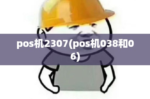 pos机2307(pos机038和06) pos机2307(pos机038和06)