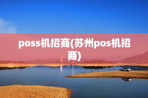 poss机招商(苏州pos机招商)
