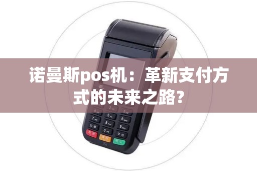 诺曼斯pos机：革新支付方式的未来之路？