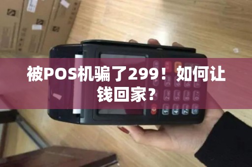 被POS机骗了299!如何让钱回家? 被POS机骗了299!如何让钱回家?