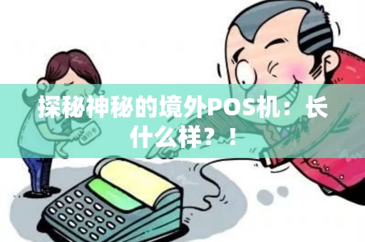 探秘神秘的境外POS机：长什么样？！