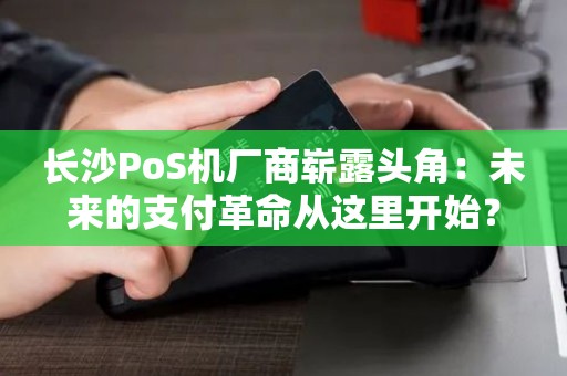 长沙PoS机厂商崭露头角:未来的支付革命从这里开始? 长沙PoS机厂商崭露头角:未来的支付革命从这里开始?