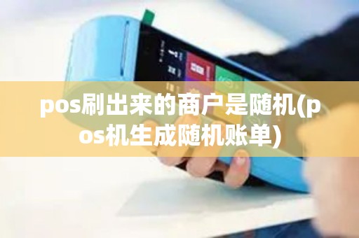 pos刷出来的商户是随机(pos机生成随机账单) pos刷出来的商户是随机(pos机生成随机账单)