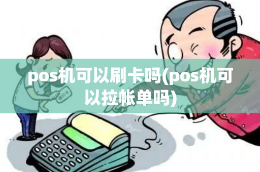 pos机可以刷卡吗(pos机可以拉帐单吗)