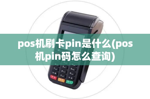 pos机刷卡pin是什么(pos机pin码怎么查询)