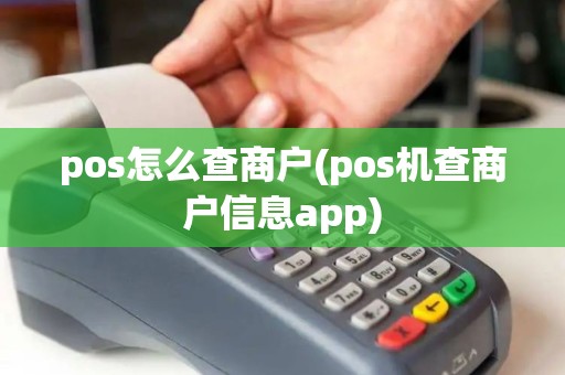 pos怎么查商户(pos机查商户信息app) pos怎么查商户(pos机查商户信息app)