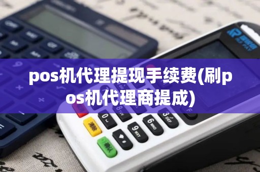 pos机代理提现手续费(刷pos机代理商提成)