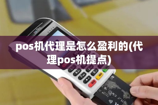 pos机代理是怎么盈利的(代理pos机提点)