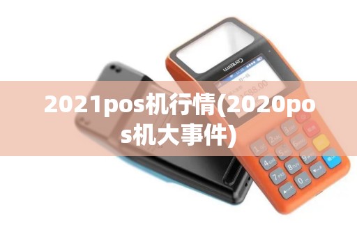 2021pos机行情(2020pos机大事件)