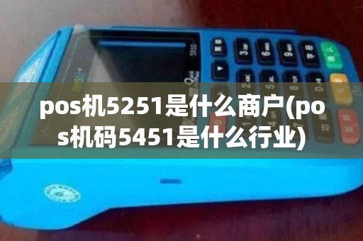 pos机5251是什么商户(pos机码5451是什么行业)