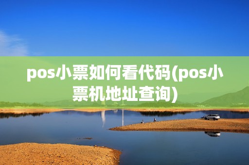 pos小票如何看代码(pos小票机地址查询) pos小票如何看代码(pos小票机地址查询)