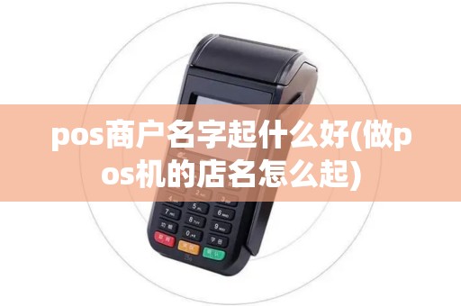 pos商户名字起什么好(做pos机的店名怎么起)