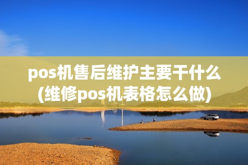 pos机售后维护主要干什么(维修pos机表格怎么做)